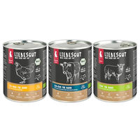 Produktbild von Liebesgut Bio Hundefutter Adult Getreidefrei Sensitive 18 x 800 g Dosen