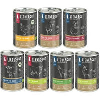 Produktbild von Liebesgut Bio Hundefutter Adult & Sensitive Stückchen in Sauce 42 x 400 g