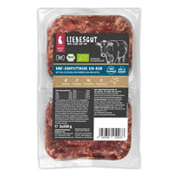 Produktbild von Liebesgut Bio Hundefutter Barf Bio-Rind mit Bio-Gemüse und Bio-Obst 14 x 500g