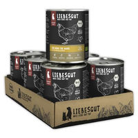 Produktbild von Liebesgut Bio Hundefutter Nass Huhn mit Bio-Wurzelgemüse Adult 6x800g