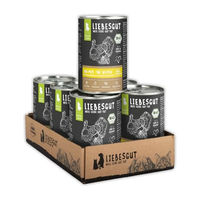 Produktbild von Liebesgut Bio Hundefutter Nassfutter Pute mit Mangold und Kartoffel für Welpen 6x400g