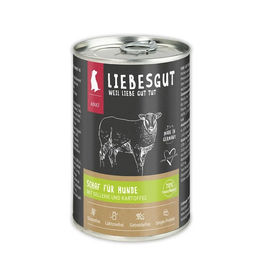 Produktbild von Liebesgut Bio Hundefutter Schaf für Adult 400g