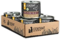Liebesgut Bio Katzenfutter Ente mit Reis für adulte Katzen glutenfrei und laktosefrei 1200g – Bild 1 von 2