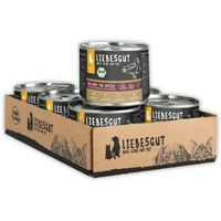 Produktbild von Liebesgut Bio Katzenfutter Ente mit Reis für adulte Katzen glutenfrei und laktosefrei 1200g