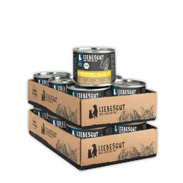 Liebesgut Bio Katzenfutter Nass Pute mit Bio-Karotte und Bio-Amaranth glutenfrei 12x200g – Bild 1 von 3