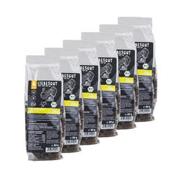 Liebesgut Bio Katzensnacks Pute Minis 6x80g – Bild 1 von 2