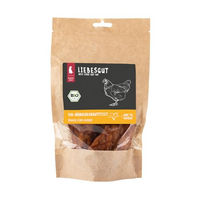 Produktbild von Liebesgut Bio Kausnack Hund Bio-Hähnchenbrustfilet Monoprotein zur Zahnpflege 100g