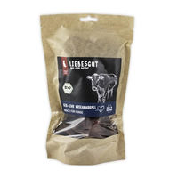 Produktbild von Liebesgut Bio Kausnack Hund Bio-Rind Nasenknorpel zur Zahnpflege 150g