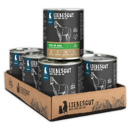 Liebesgut Bio Pferdefutter Sensitive mit Zucchini und Karotte 6x800g – Bild 1 von 5