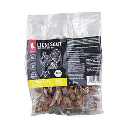 Liebesgut Bio Puten Minis Hundesnacks getreidefrei 150 g – Bild 1 von 2