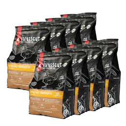 Liebesgut Bio Trockenfutter für ausgewachsene Katzen mit Bio-Rind und Bio-Geflügel ohne Zucker 8x1,5kg – Bild 1 von 2
