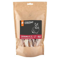 Produktbild von Liebesgut Kausnack für Hund und Katze Kaninchenohr mit Fell hypoallergen 100g