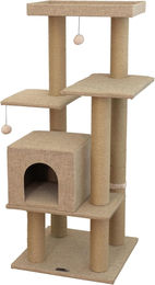 Lieblinge Katzen-Kratzbaum Nele aus Jute in Beige 122 x 50 x 50 cm – Bild 1 von 1