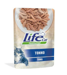 Life Cat Natural Adult Katzenfutter Thunfisch Stückchen in Gelee 6 x 70 g - 6 x 70 g – Bild 1 von 3