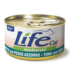 Life Cat Natural Katzenfutter Adult Thunfisch mit Meeresfisch Stückchen in Sauce 6 x 85 g – Bild 1 von 2