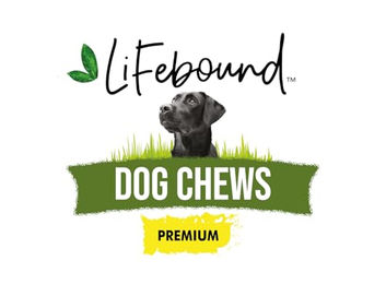 Produktbild von Lifebound Kauknochen für Hunde getreidefrei und ohne Farb- und Aromastoffe für alle Größen - 10 x 12,7 cm