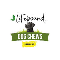 Produktbild von Lifebound Kauknochen Ringform für Hunde ohne Farb- und Aromastoffe - 10 x 8,9 cm