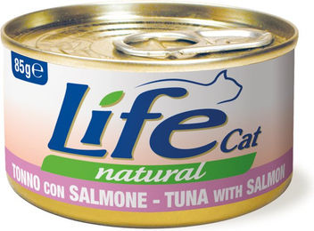 Produktbild von LifeCat Katzenfutter Adult Thunfisch und Lachs 6 x 85 g - 6 x 85 g
