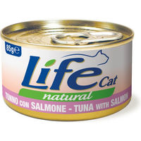 Produktbild von LifeCat Katzenfutter Adult Thunfisch und Lachs 6 x 85 g - 6 x 85 g