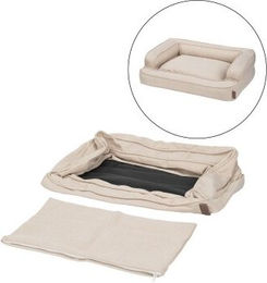 Produktbild von LIFESTYLEPETS Ersatzbezug für Hundekissen Comfort Deluxe beige Größe L aus Polyester