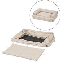 Produktbild von LIFESTYLEPETS Ersatzbezug für Hundekissen Comfort Deluxe beige Größe S