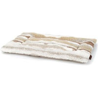 Produktbild von LIFESTYLEPETS Hundematte 2-in-1 Liegematte aus Polyester Weiß/Beige Größe M