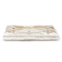 Produktbild von LIFESTYLEPETS Hundematte 2-in-1 Liegematte aus Polyester Weiß Beige Größe S