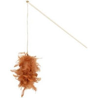 Produktbild von LIFESTYLEPETS Katzenangel mit Federbüschel aus Holz