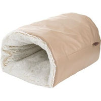 Produktbild von LIFESTYLEPETS Katzenhöhle als Tunnel-Schlafsack aus Plüsch in Beige