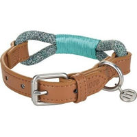 Produktbild von LIFESTYLEPETS Tau-Halsband aus Polyester in Türkis Größe M wasserabweisend
