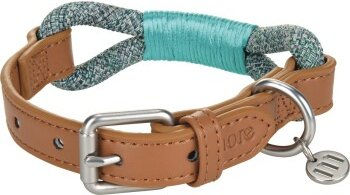 LIFESTYLEPETS Tau-Halsband aus Polyester türkis Größe L wasserabweisend – Bild 1 von 2