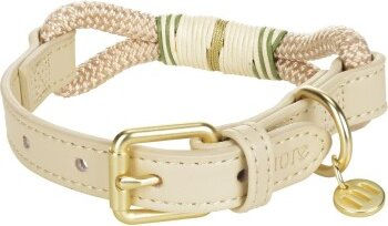 LIFESTYLEPETS Tau-Halsband beige aus Polyester wasserabweisend Größe S – Bild 1 von 2