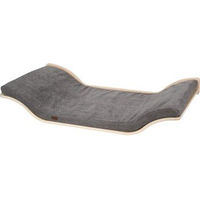 Produktbild von LIFESTYLEPETS Wandliegefläche Leto Katzenkissen aus Holz in Grau