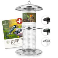 Produktbild von LifeVital Futtersäule aus Edelstahl in Silber - 26 cm