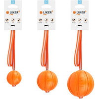 Produktbild von Liker Line Ball Hundespielzeug Gummi Orange Ø 9 cm