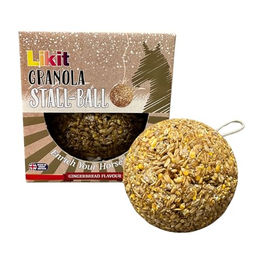 Produktbild von Likit Granola Stall-Ball Lebkuchen Leckerli für Pferde 1,6 kg - 1,6 kg