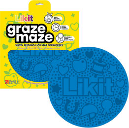 Likit Graze Maze Leckmatte aus Silikon Blau – Bild 1 von 10