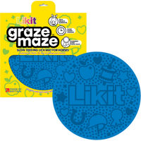 Produktbild von Likit Graze Maze Leckmatte aus Silikon Blau