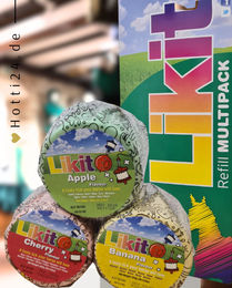 Produktbild von Likit Leckstein Multipack 3 x 650g Mineralstein mit Apfel, Banane und Kirsche
