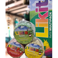Produktbild von Likit Leckstein Multipack 3 x 650g Mineralstein mit Apfel, Banane und Kirsche