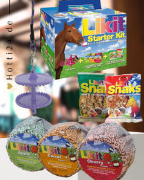 Produktbild von Likit Salzleckstein Starterpackung Lila Mineralsteine aus Kunststoff 2150g