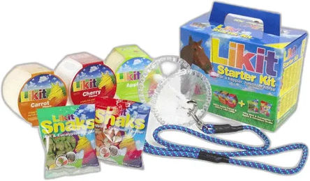 Likit Starter Kit Pferde Lecksteine mit Apfel Karotte und Minze – Bild 1 von 2