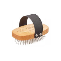 Produktbild von LILA LOVES IT Fellpflege Bürste für Langhaarfell aus Holz in Braun