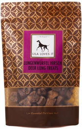 LILA LOVES IT Hirsch Lungenwürfel Belohnungssnack getreidefrei 200g – Bild 1 von 2