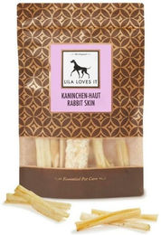 Produktbild von LILA LOVES IT Kausnack Kaninchenhaut hypoallergen und monoprotein für alle Altersstufen