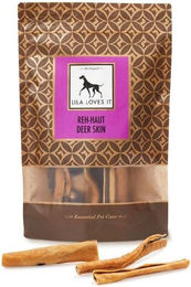 Produktbild von LILA LOVES IT Naturkaukauartikel Reh-Haut Monoprotein Hypoallergen 200g