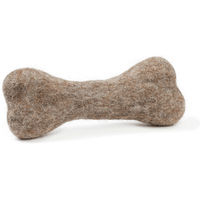 Produktbild von LILA LOVES IT Plüschspielzeug Knochen aus Wolle in Braun und Natur
