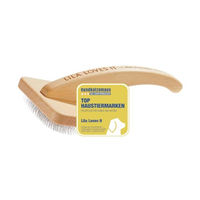 Produktbild von LILA LOVES IT Slicker Bürste Small Unterwollbürste für Hunde mit abgerundeten Metallzinken und Buchenholz vegan