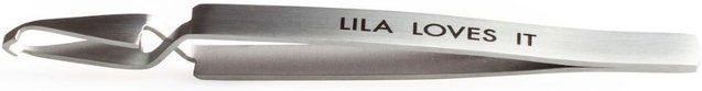 LILA LOVES IT Zeckenzange aus rostfreiem Edelstahl für Hunde und Katzen 13,5cm – Bild 1 von 4
