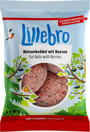 Produktbild von Lillebro Beerenknödel Meisenknödel für Wildvögel 20 Stück à 90 g - 20 x 90 g